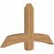 Ekena Millwork Bellingham Timber Gable Bracket, Western Red Cedar, 48"W x 28"H x 3 1/2"D x 5 1/2"F, 14/12 Pitch GBW048X28X0406BEL00SWR - alternate 3